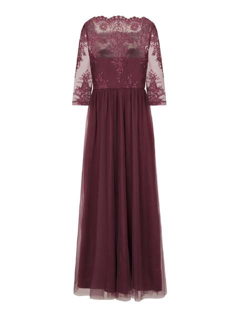 **Chi Chi London Embroidered maxi dress